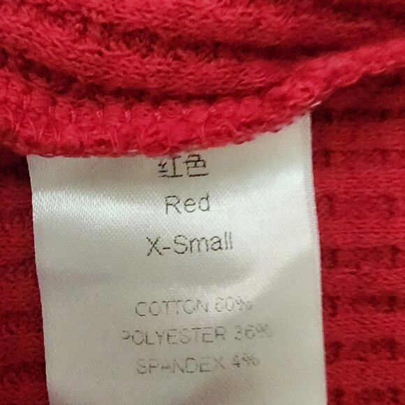 Red Sleeveless Top Size XS - Picture 4 of 4
